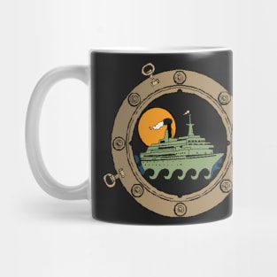 Vintage, Retro Cruise Ship Mug